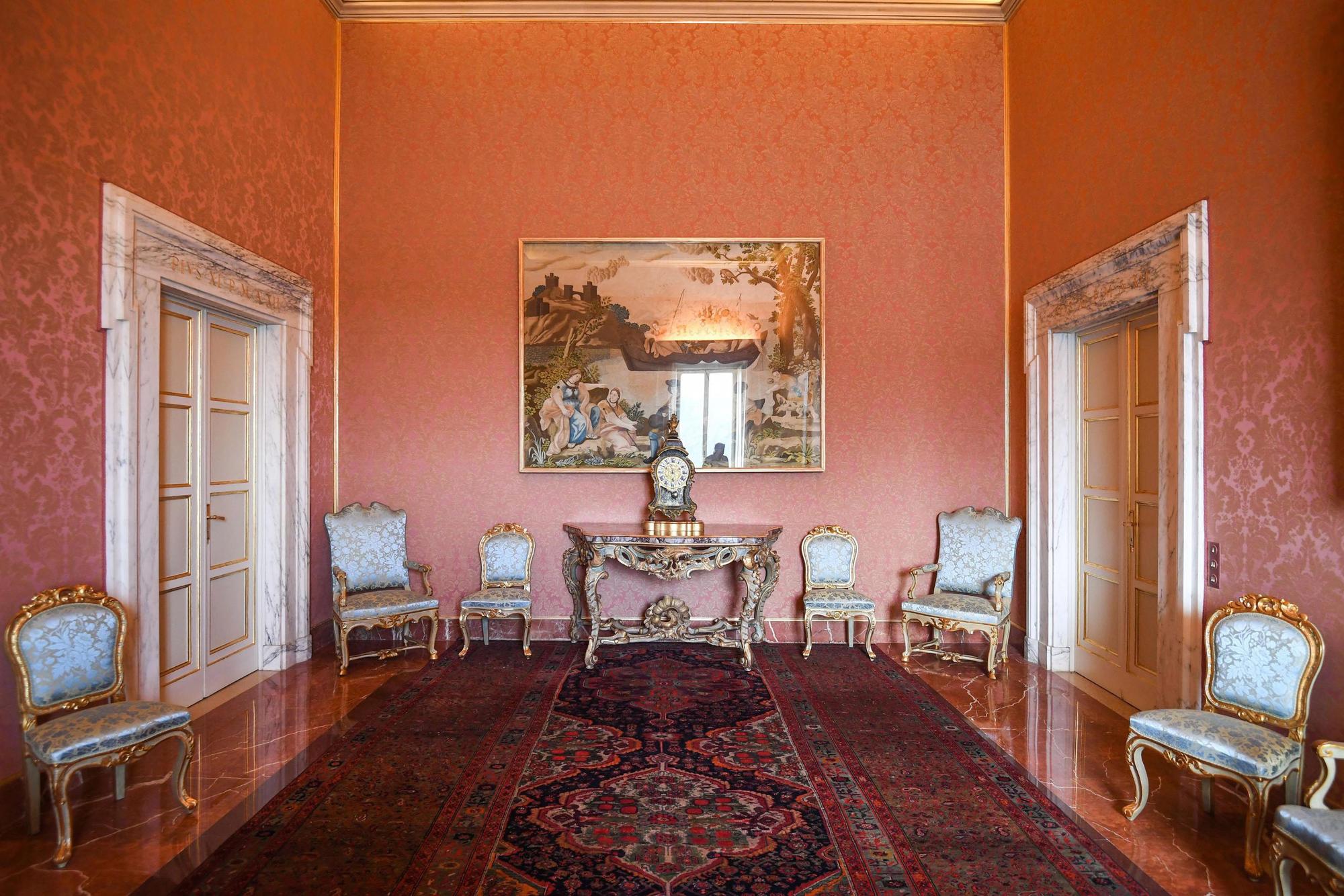 Papst-Salon in Castel Gandolfo