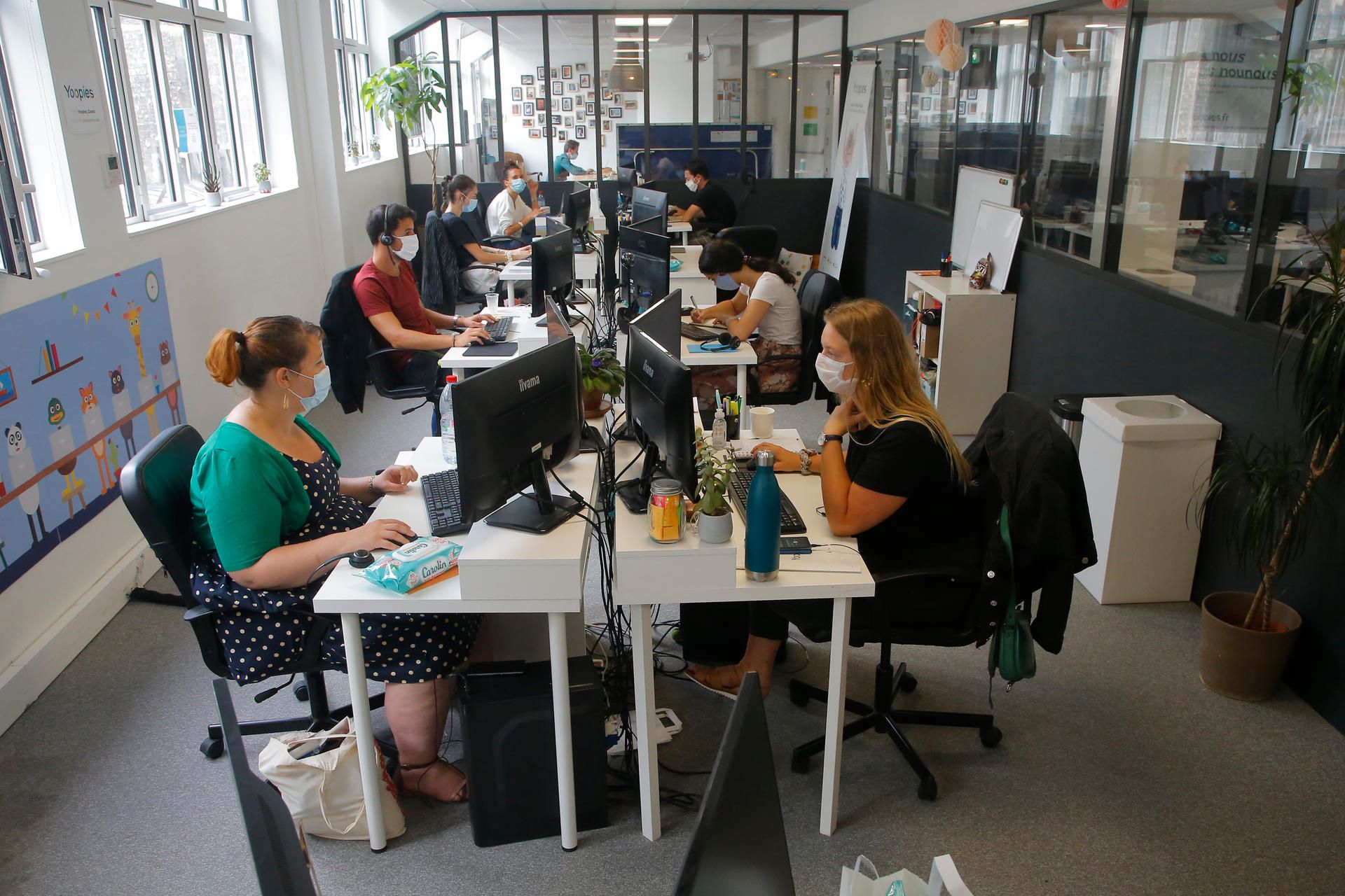 Maske Büro