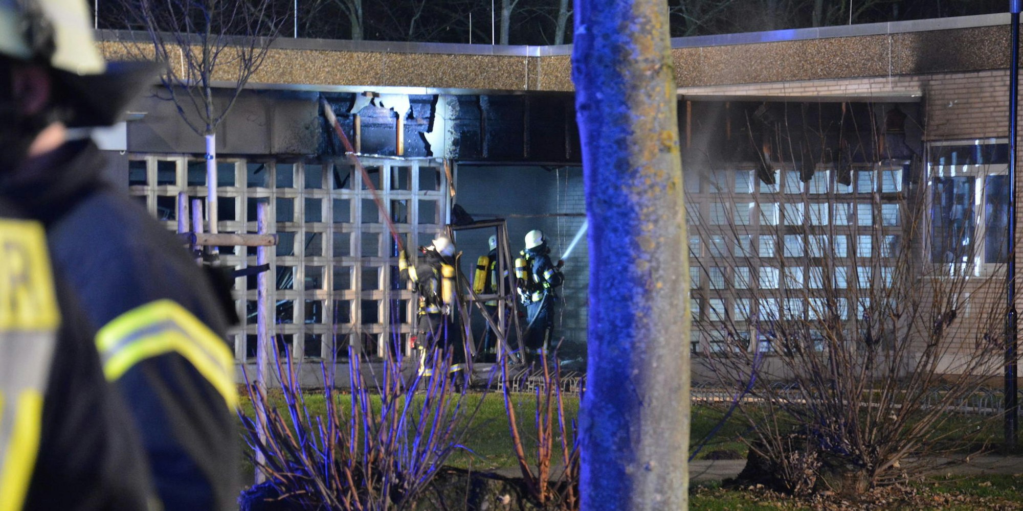 Feuer Albert-Schweitzer-Schule Bergheim