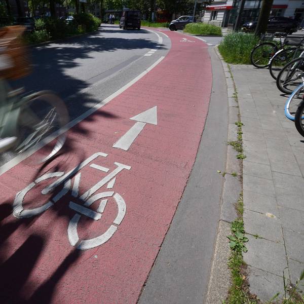 Radfahrer Radweg