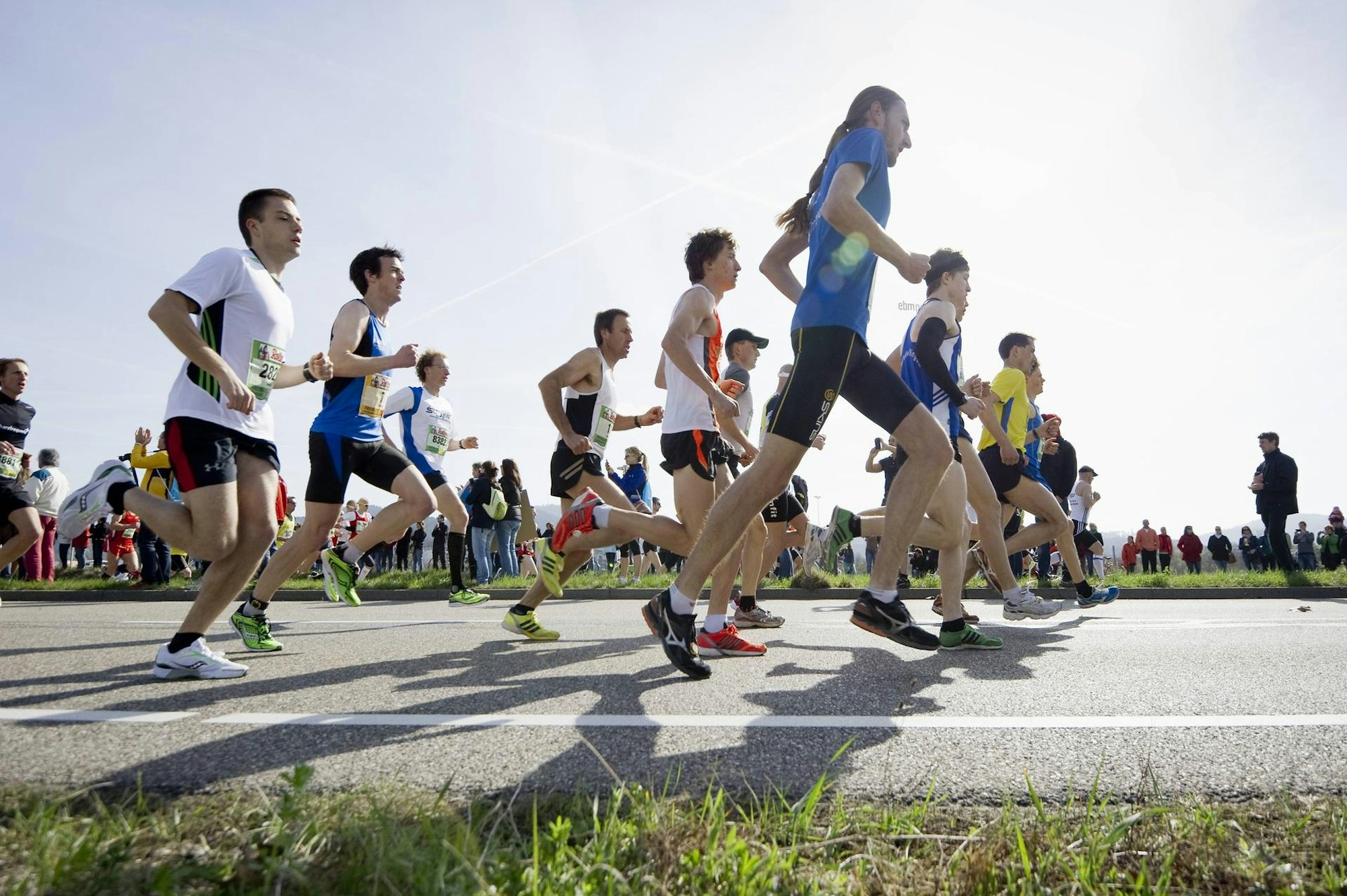 Läufer Marathon Wettkampf imago