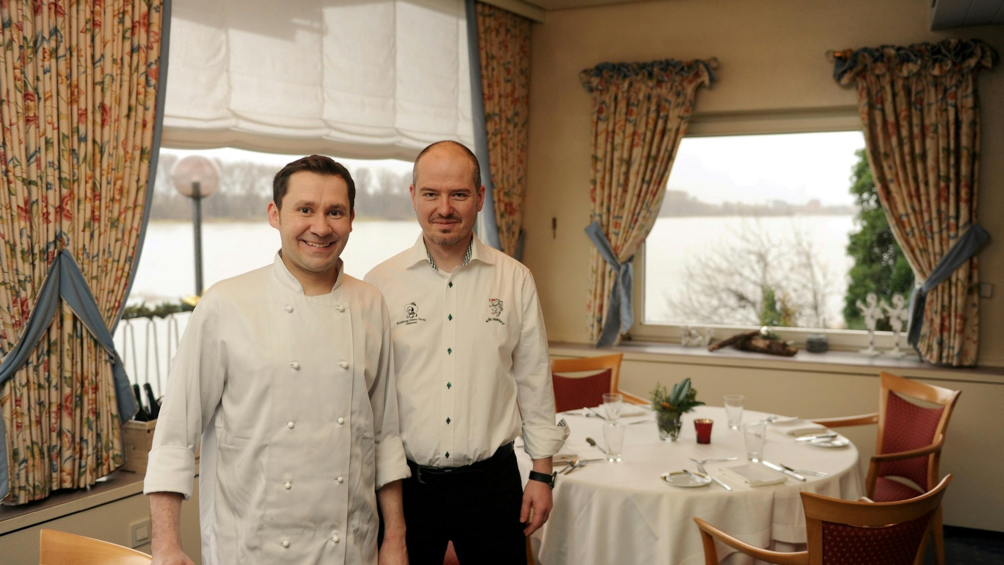 Küchenchef Thomas Lösche und Restaurantleiter Mario Fitz in ihrem Restaurant „Zur Tant“