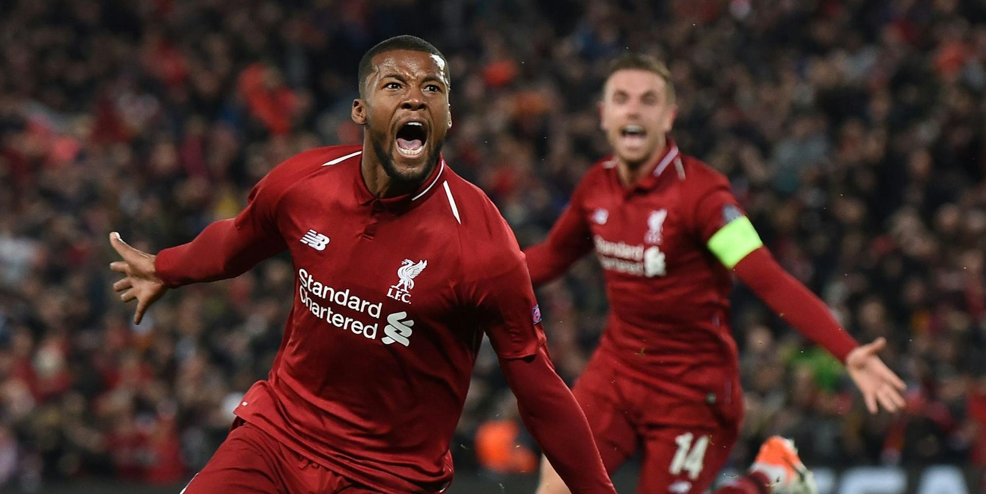 Wijnaldum Liverpool Ecke
