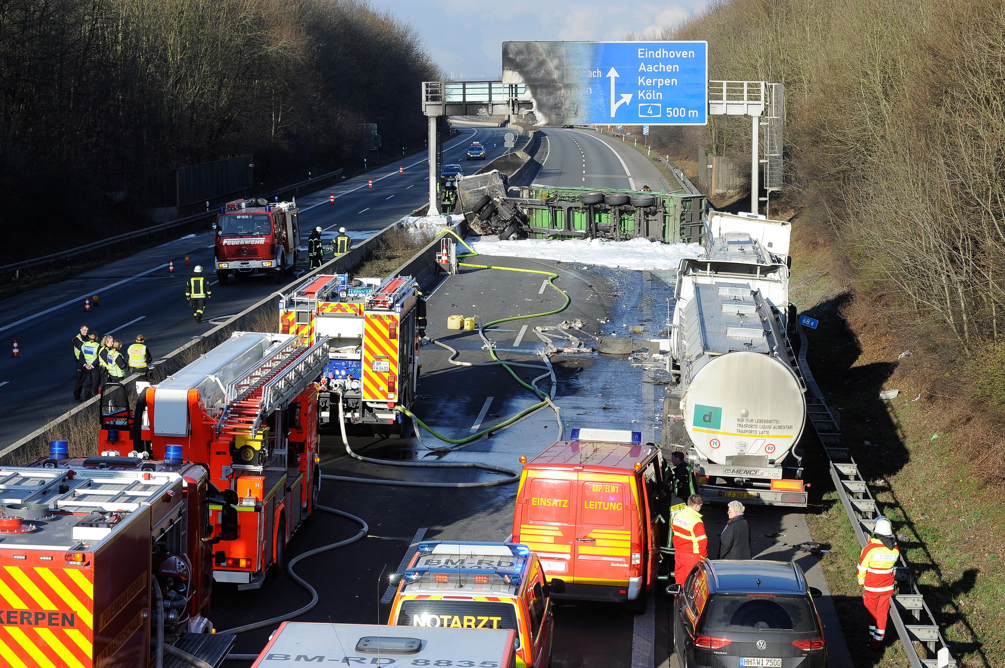 Unfall A61 Kerpen