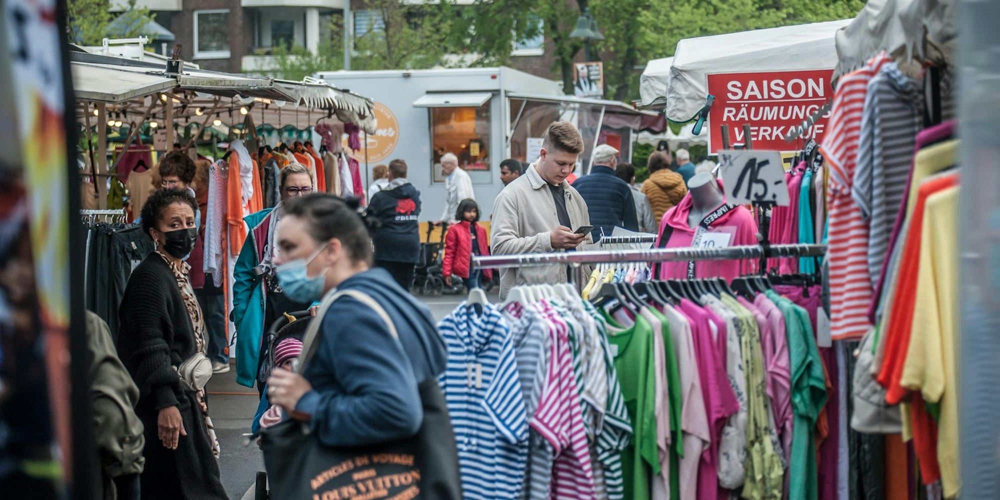 Wochenmarkt Leverkusen-Opladen