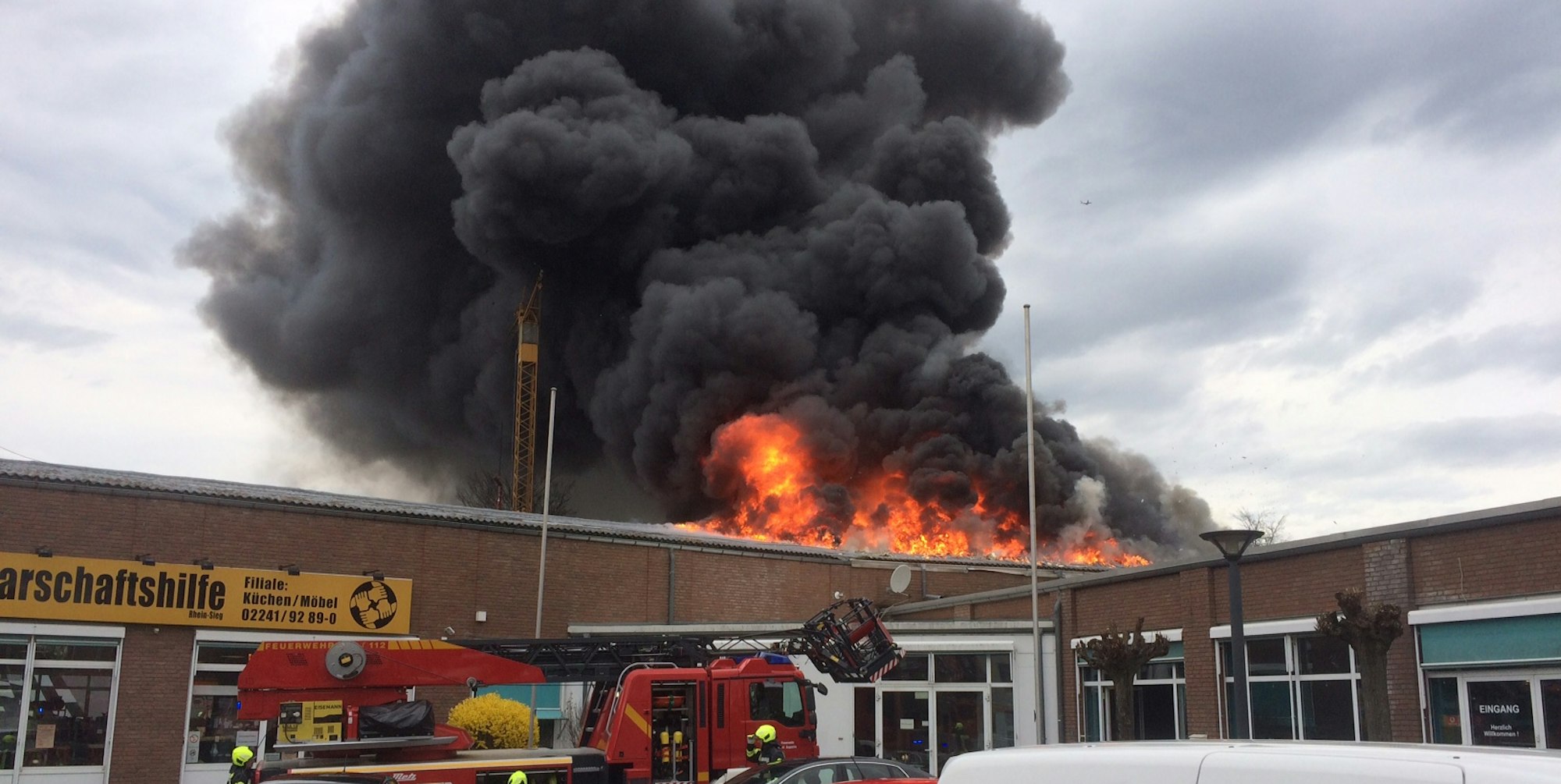 Brand in Sankt Augustin