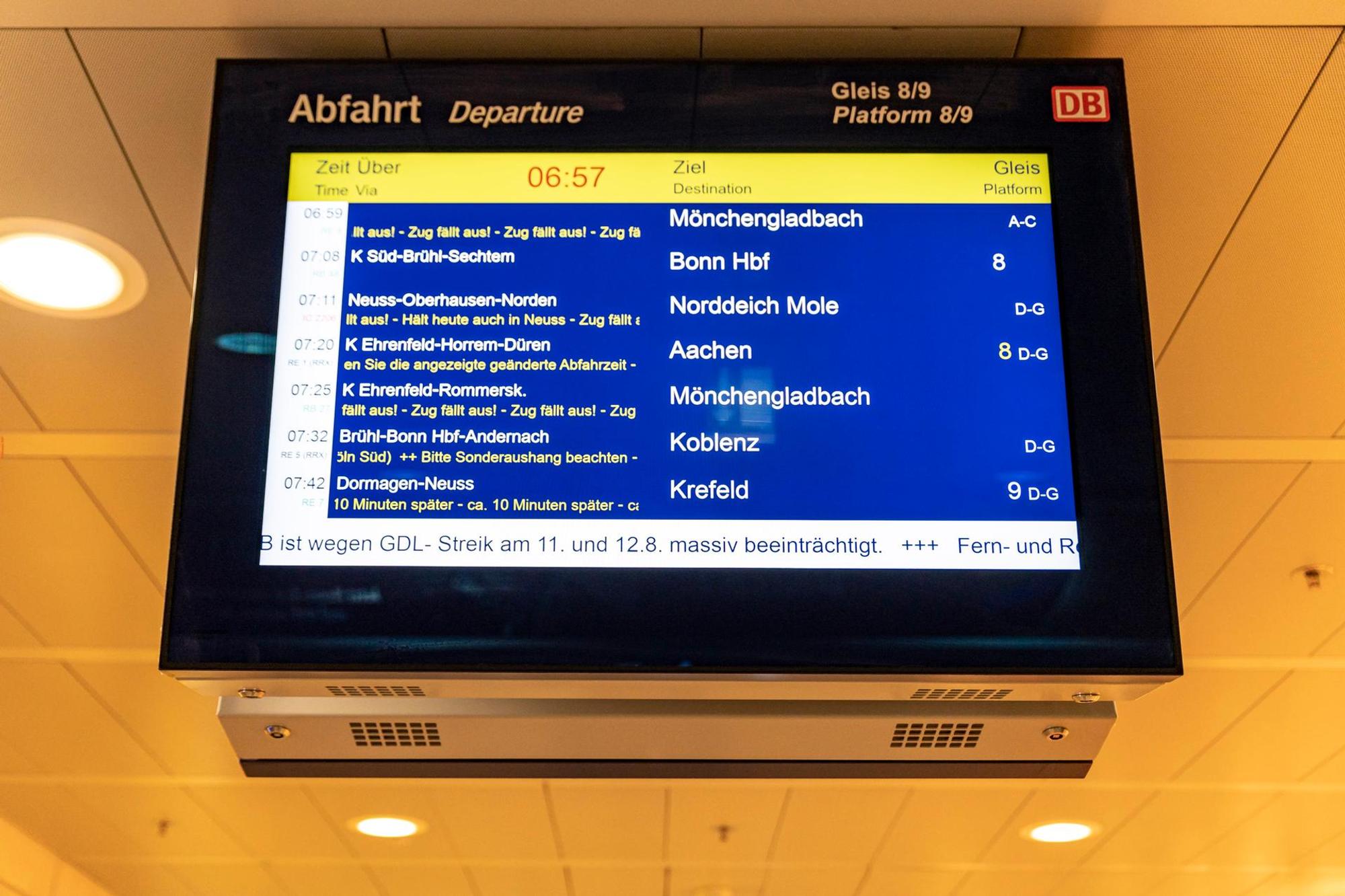 Ausfälle Köln