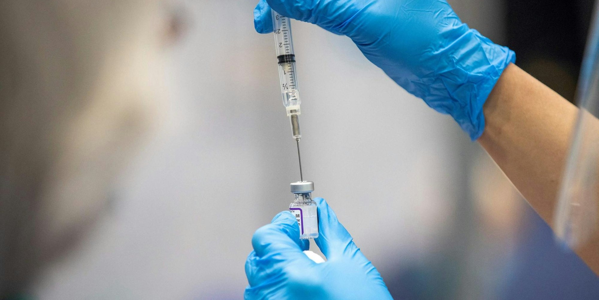 Impfstoff Spritze Booster