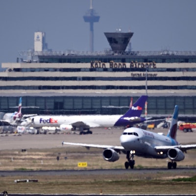 Flughafen Köln Bonn Flugzeug Symbol