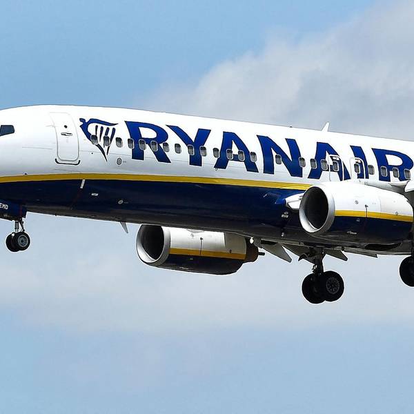 Ryanair Landung Flieger afp