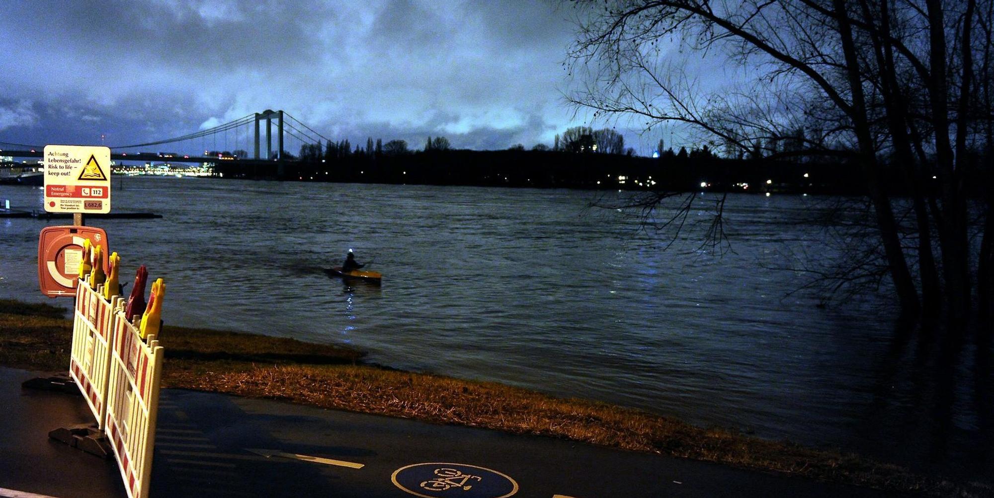 Hochwasser Rhein 050220