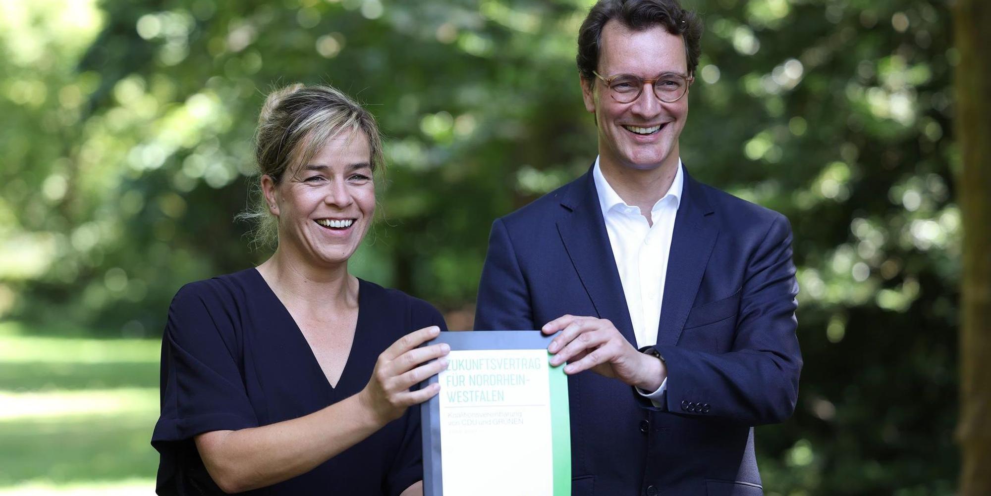 Neubaur Wüst Koalitionsvertrag 230622