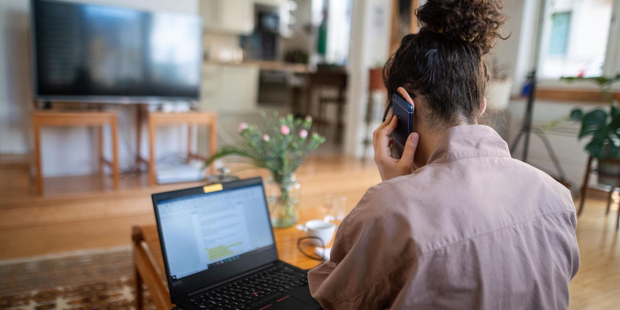Homeoffice Telefonkonferenz