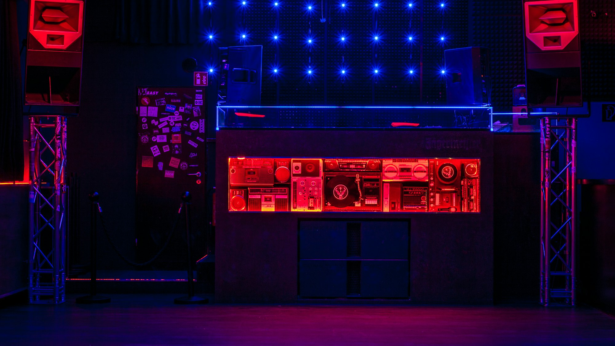Das DJ-Pult im Reineke Fuchs.