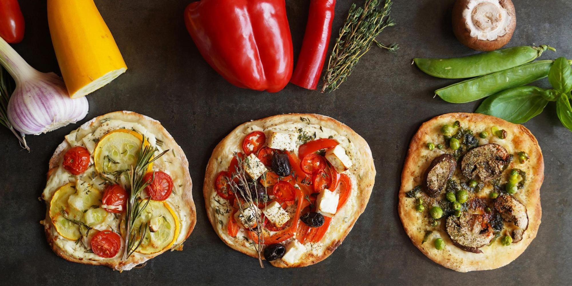 bunte pizzen