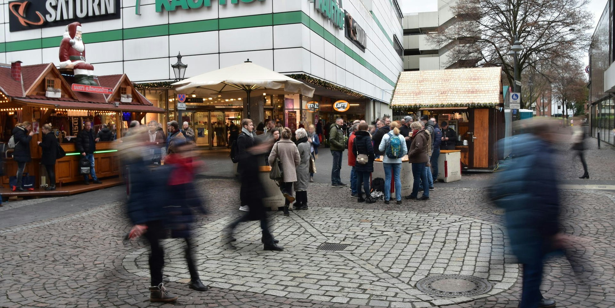 Stress Menschenmenge