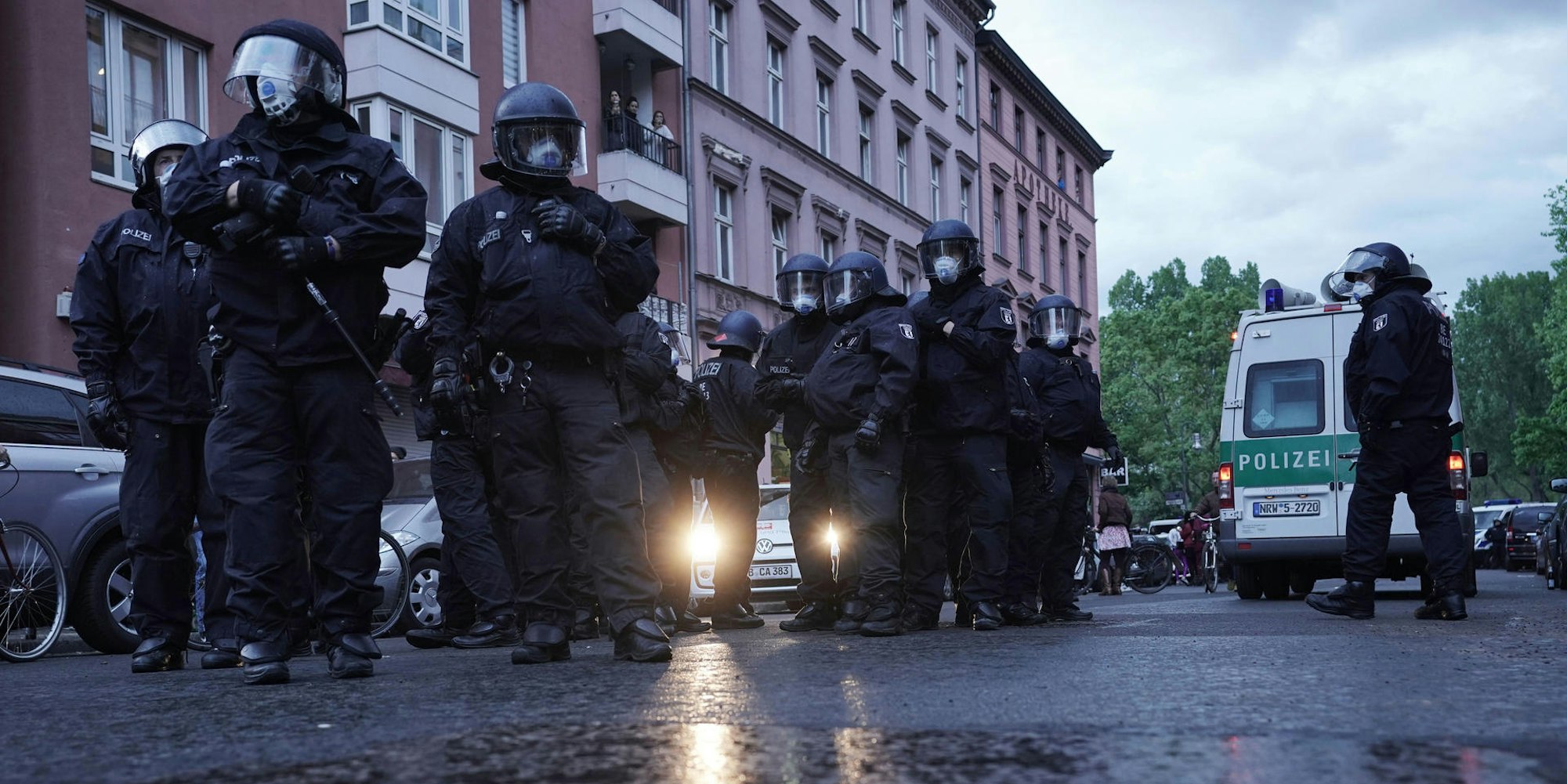 Polizei Demo Berlin