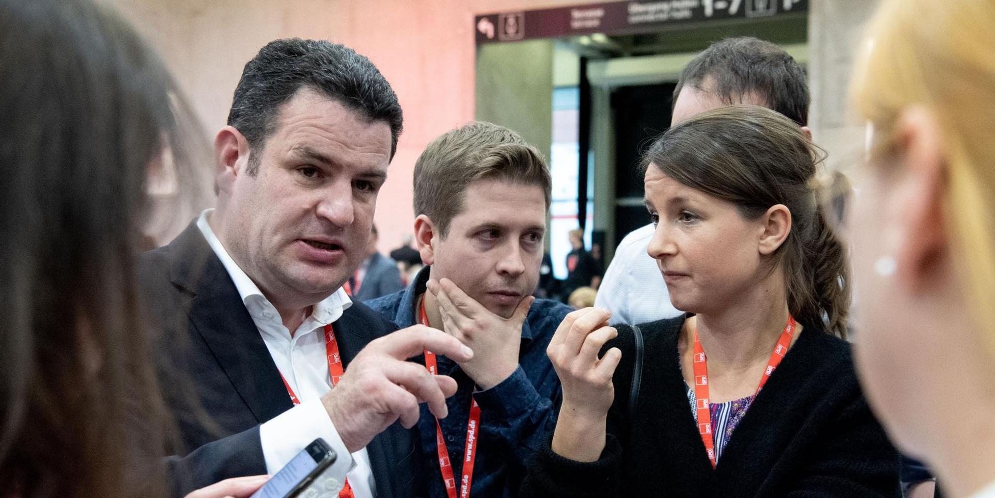 Hubertus Heil und Kevin Kühnert