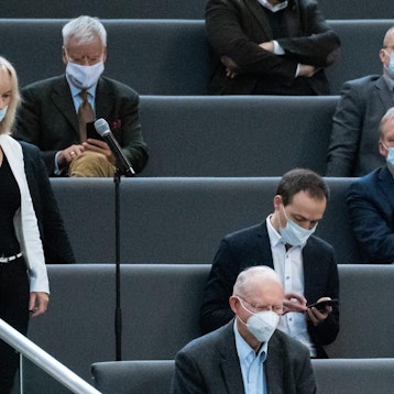 AfD Bundestag Tribüne