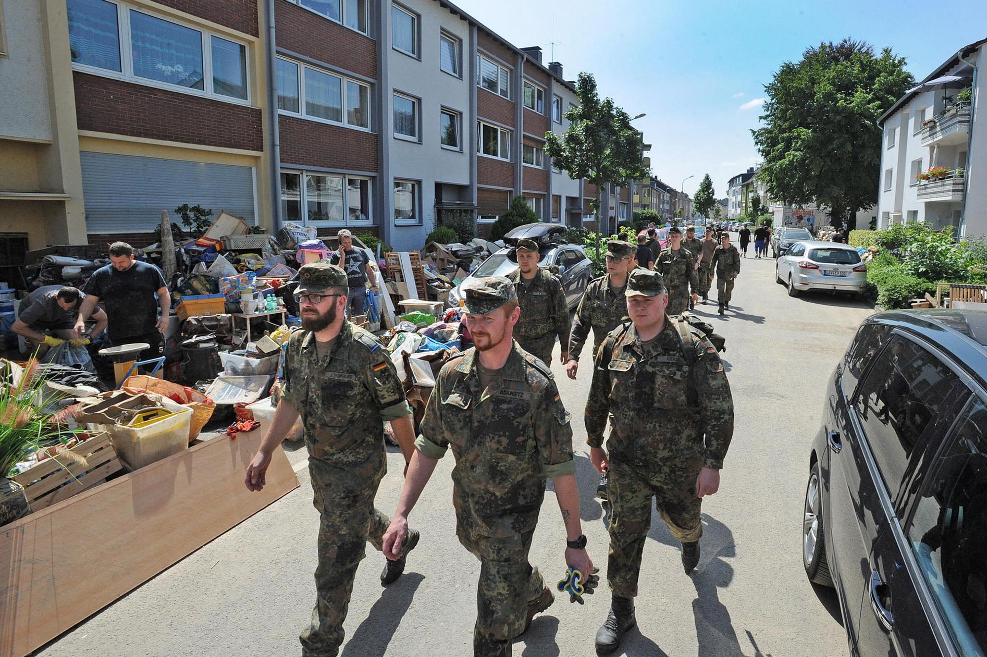 Bundeswehr Flut Opladen