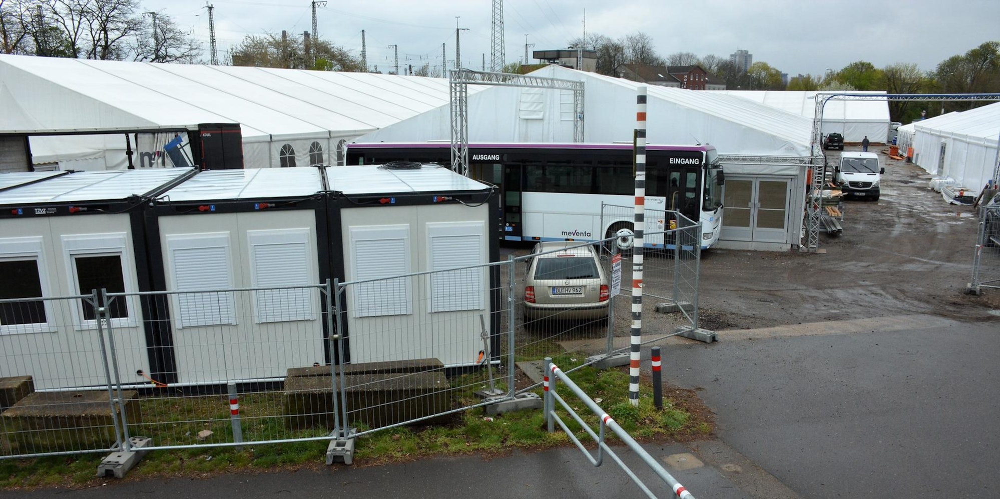 Zelte für Geflüchtete