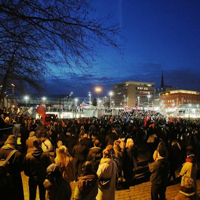 Mahnwache Wiener Platz