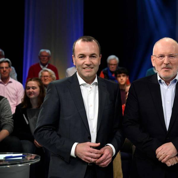 Wahlarena Timmermans Weber
