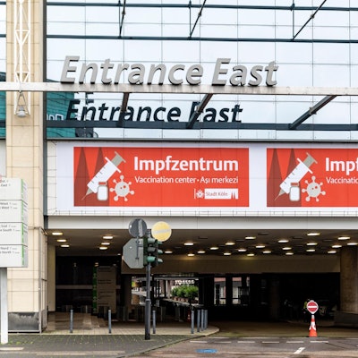 Impfzentrum von außen
