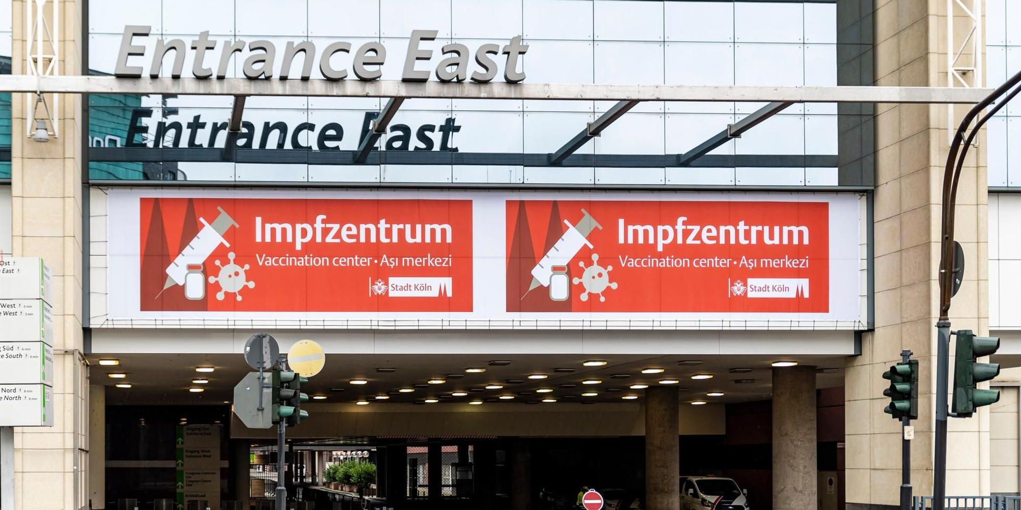 Impfzentrum von außen