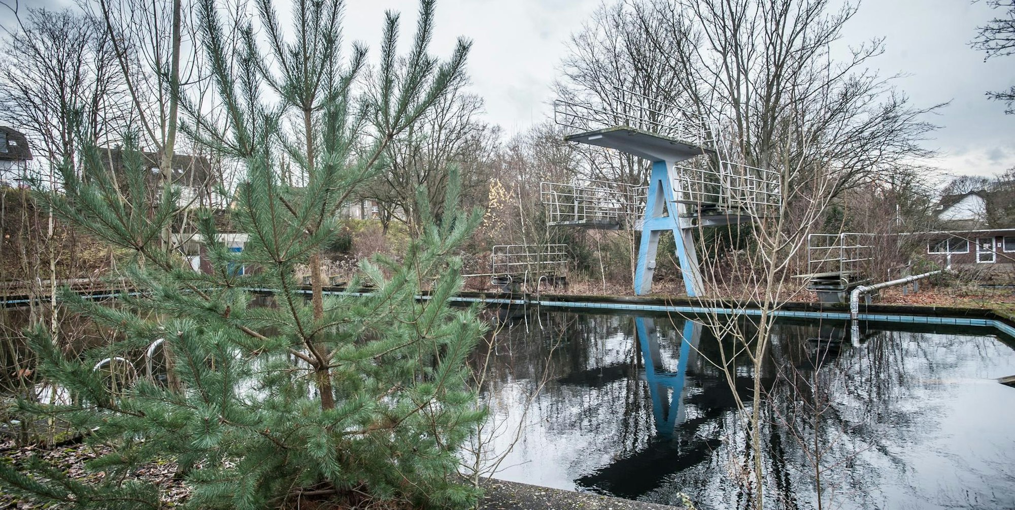 Auermühle Freibad Dezember 2021