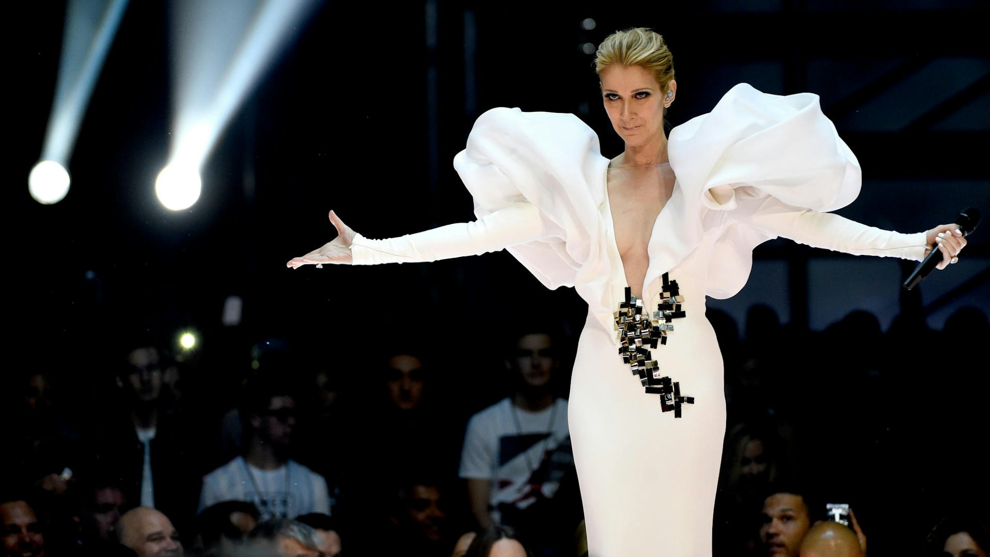 Céline Dion bei einem Auftritt im Jahre 2017.