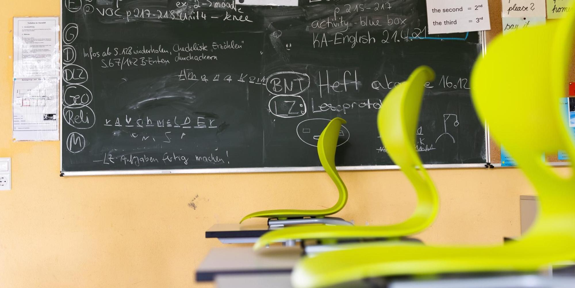 Schule leer