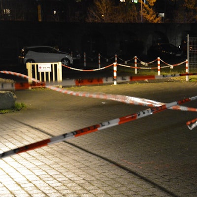 Absperrband Schießerei Bergheim