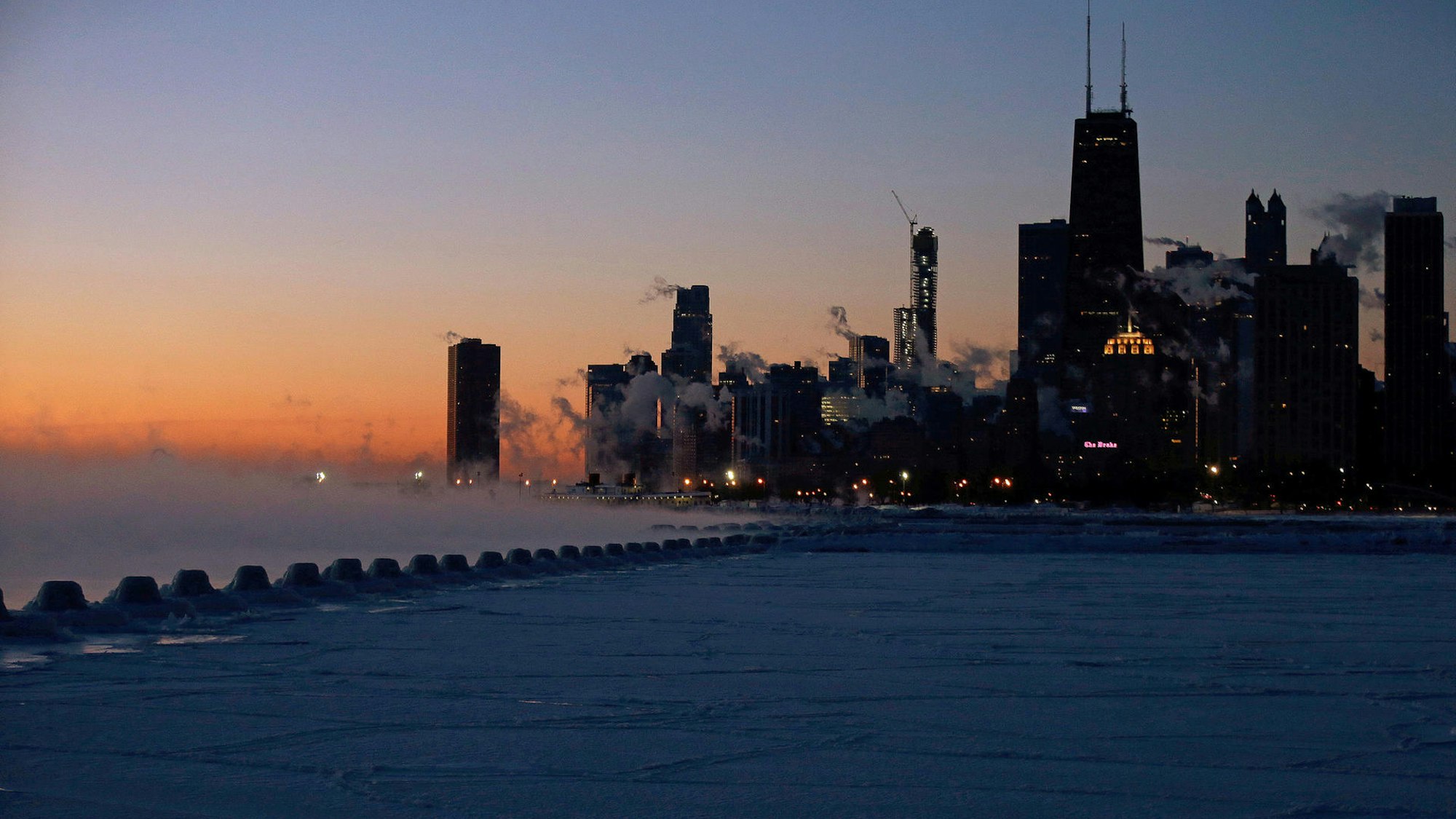 Der Lake Michigan vor Chicago.