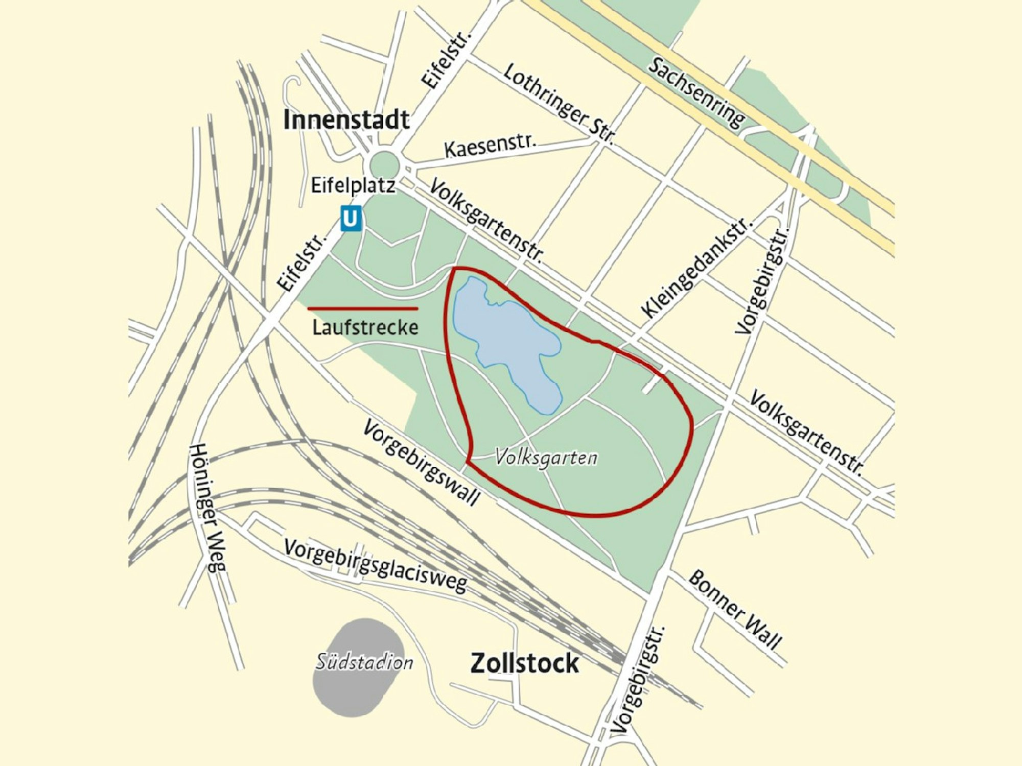 jogging volksgarten
