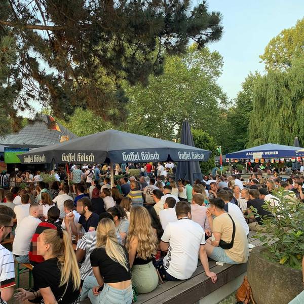 Biergarten Aachener Weiher GERFRA Steinauer