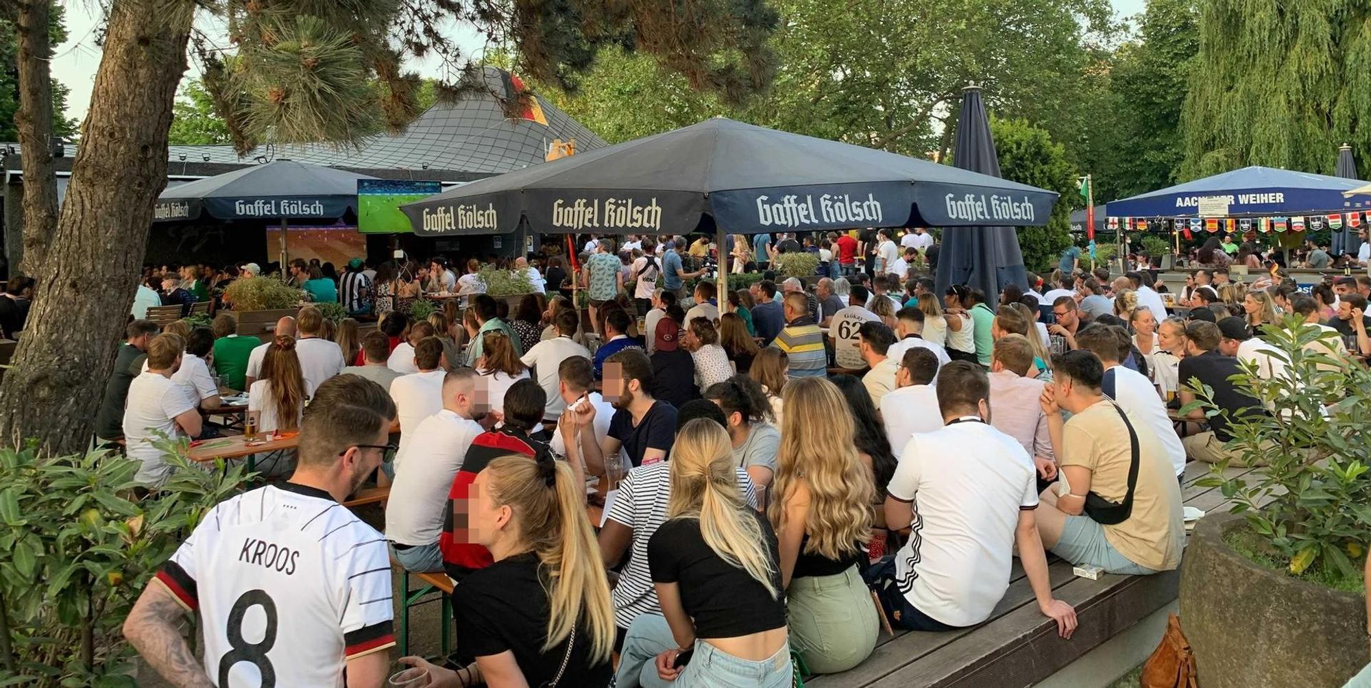 Biergarten Aachener Weiher GERFRA Steinauer
